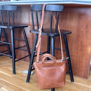 Portland leather goods mini crossbody tote